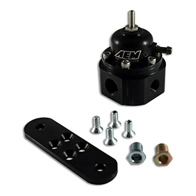 Image de AEM 25302BK universel réglable Régulateur de pression carburant, noir