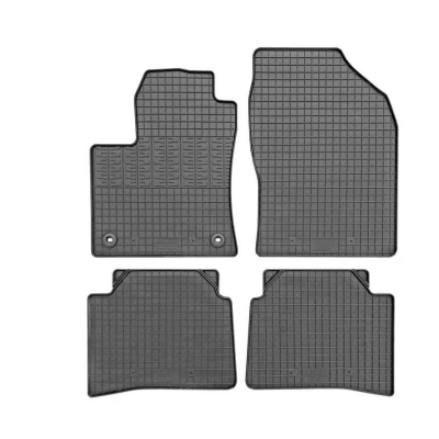 Image de AutoStyle Set CK RTO03 Ensemble de tapis sol Caoutchouc 4 noir 580mm 510mm