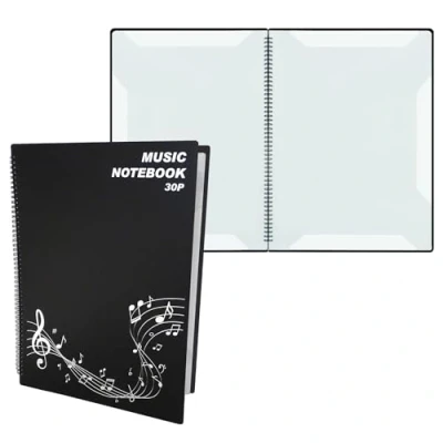 Image de keepdrum MA30 Classeur pour partitions avec 30 pages DIN A3