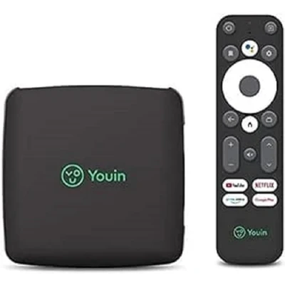 Image de Engel Youin You Box EN1040KX TV Android 4K UHD Assistant Google et Chromecast intégré Produit Exclusif, Noir