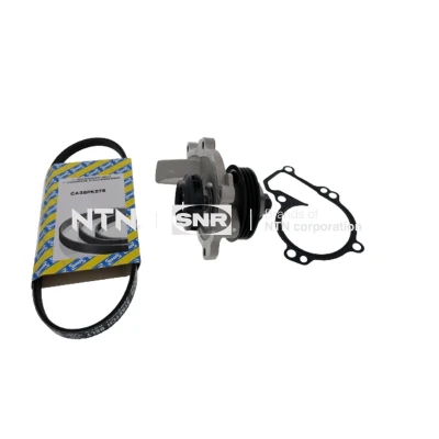 Image de SNR KAP859.470 Pompe à eau+Jeu de courroie trapézoïdale nervures PEUGEOT: 208 I 3/5 portes, 2008 Break, 308 II CITROËN: DS3 3 portes