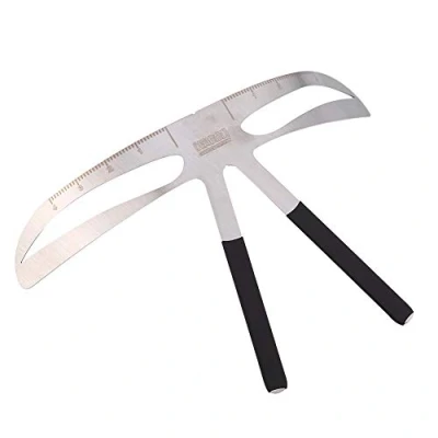 Image de stampa per sopracciglia,pochoir Sourcils, Modèles de Formes Tampon à Kit Pochoir Sourcils pour les Débutants, Règle (Sourcils standards)