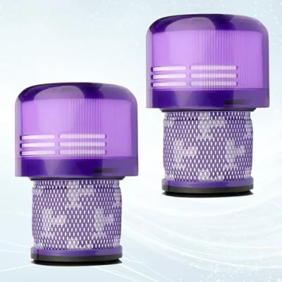 Image de cann Lot de 2 filtres HEPA rechange 97001302 Convient pour les nettoyeurs d&#039;aspirateur sans fil Dyson V11 SV14 V15 Series Filtre 970013 02