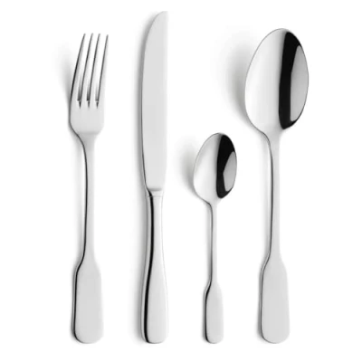 Image de Amefa 070500AF01C40 Triomphe Couverts de table/coffret 6 personnes Acier Inoxydable/Couvert Monobloc Finition Brillante 13,7 x 7 26,5 cm