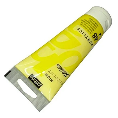 Image de Pébéo 837048 Studio Acrylique Tube Jaune Primaire 100 ml