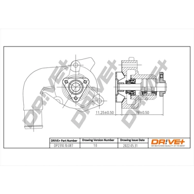 Image de Pompe à eau, refroidissement du moteur Dr!ve+ DP2310.10.087