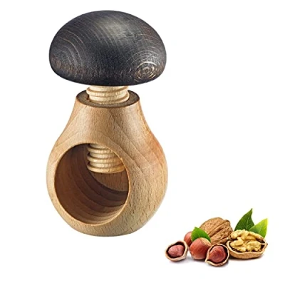 Image de Westmark Casse Noix, En Forme de Champignon, Hauteur: env. 9,5 cm, Bois Hêtre, Holzi, 16772270