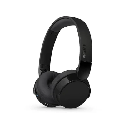 Image de Philips TAH3209BK Casque sans Fil Supra aural Bluetooth léger, Isolation phonique Passive, 25 Heures d&#039;autonomie, Son Naturel, appels clairs, Basses dynamiques, Recharge en 2 Via USB C Noir