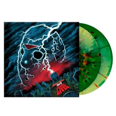 Image de Friday The 13th Part VI/Jason Lives/Vinyle Vert Jaune avec Eclaboussures Rouges 180gr