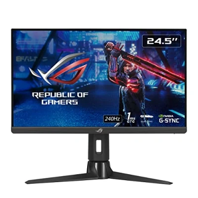 Image de ASUS ROG XG259CM Ecran PC gaming eSport 24,5&quot; FHD Dalle IPS 16:9 240Hz 1ms 1920x1080 400cd/m² Display Port, HDMI, 1x USB C, 2x ELMB Sync. 120% sRGB G Sync Compatible HDR10