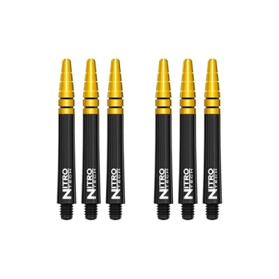 Image de RED DRAGON Nitrotech Intermediate Lot de 2 Jeux tiges fléchettes (6 au Total) Noir