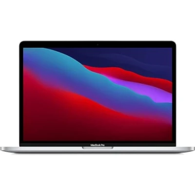 Image de 2020 Apple MacBook Pro avec une puce M1 (13 pouces, 16GB RAM, 512GB SSD stockage) (QWERTY English) Argenté (Reconditionné)