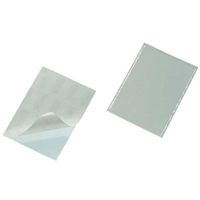 Image de Durable 809419 Pochette autocollante Pocketfix, pour documents A5, sachet de 5 pièces, transparent