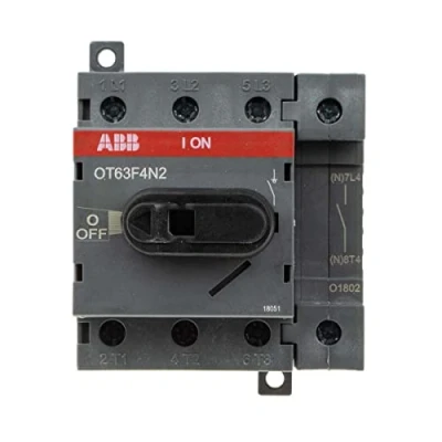 Image de abb entrelec ot63 F4 N2 Commutateur secciónador/secciónable 4 pôles 63 A 63/45 A/A