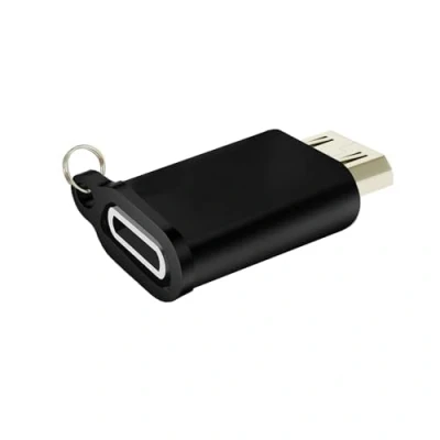 Image de Jembe Convertisseur Compatible Iphone Femelle vers Micro USB Mâle,Transfert de Données Lot 1 Noir