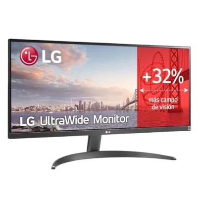 Image de LG UltraWide™ 29WQ60A B Ecran PC Ultra Large 29&quot; Dalle IPS résolution UWFHD (2560x1080), 5ms GtG 100Hz, HDR 10, sRGB 99%, AMD FreeSync, inclinable, USB C, Haut parleurs intégrés