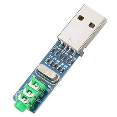 Image de Mini Carte de décodeur DAC USB, 5V PCM2704 SPDIF signaux numériques Son USB analogique(PCM2704)