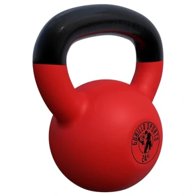 Image de GORILLA SPORTS® Kettlebell Poids de 2 à 32 kg, Individuel/Ensemble, avec Poignée, Fonte, Revêtement en Vinyle Bouilloire Poids, Haltère Boule, Musculation, Entraînement, pour Fitness, Gym
