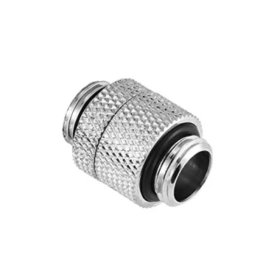 Image de Richer R Tube Fitting Kit, Connecteur Raccord de Refroidissement Adaptateur Filetage G1/4 pivoter à 360 degrés pour Ordinateur Watercooling Système(Argent)