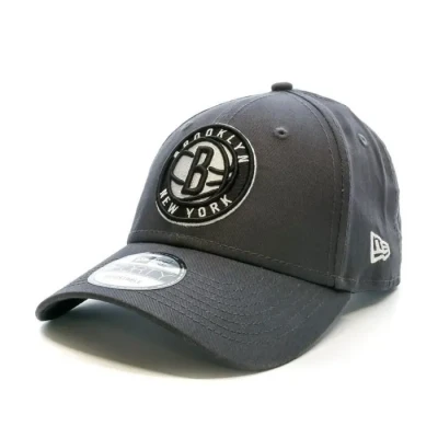 Image de New Era Brooklyn Nets NBA Essential Graphite 9Forty Adjustable Cap One Size