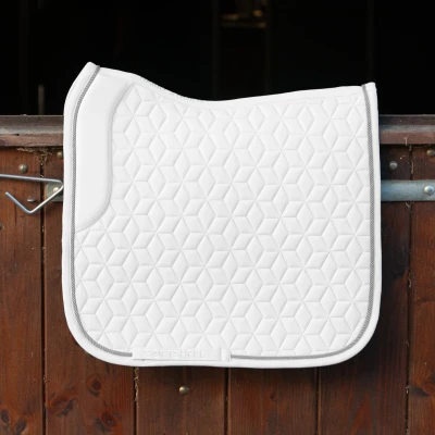 Image de Harry&#039;s Horse Housse de selle Softshell Cob VZ Blanc