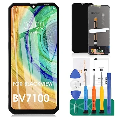 Image de pour Blackview BV7100 Écran de remplacement LCD tactile Digitizer Assemblée Kits réparation (Noir)