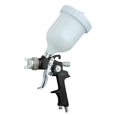 Image de FIAC Pistolet à pulvérisation pour Peinture modèle 1864, aérographe Semi Professionnel avec réservoir de 600 ML, buse en INOX, Pression Max 4 Bar, Noir