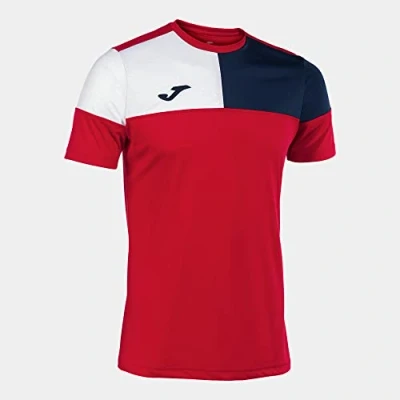 Image de Joma Kurzarm Poloshirt Mann Crew V, Chemise Homme, Königsblau/Marineblau/Weiß,
