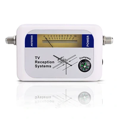 Image de Cuifati Mini antenne numérique Portable Signal Satellite Finder TV Antenna Force Meter Detector Receiver for Remote Antennas, Aerial Terrestrial