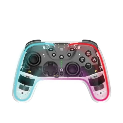 Image de Manette de jeu POWER A 95651 SWITCH Casper Transparent Filaire Carton