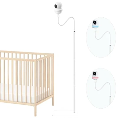Image de Derebir Support pour babyphone Pied Camera Bebe Compatible avec Moniteur Babysense de Caméra Solide Plus Sécurité (68,7 inch)