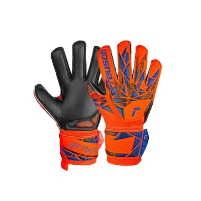 Image de Reusch Attrakt Silver Junior Gants de Gardien But pour Enfants avec Expanse Cut et Une Prise en Main exceptionnelle