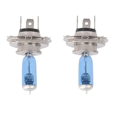 Image de Mintice 2 X Véhicule de Voiture Lumineux H4 100W 6000K Xénon Gaz Halogène Ampoules Lampe Projecteur Remplacement Blanc