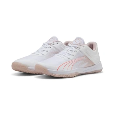 Image de PUMA Femme Accelerate Turbo W+ Chaussure de Terrain intérieur, White Glowing Red Rose Quartz Alpine Snow, 43 EU
