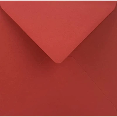 Image de Netuno 100 enveloppes carrées rouges 153x153mm 115g Sirio Color Lampone colorées décoratives élégantes pour lettres invitations mariage Noël cartes de voeux anniversaire fêtes