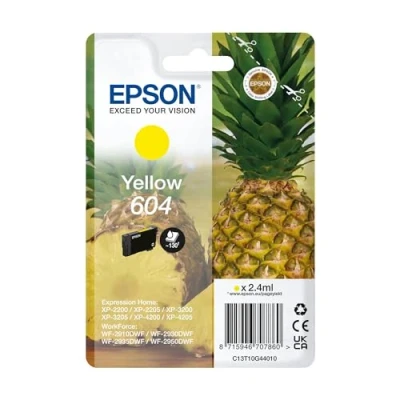 Image de Epson 604 (C13T10G44010) Jaune Cartouche d&#039;encre