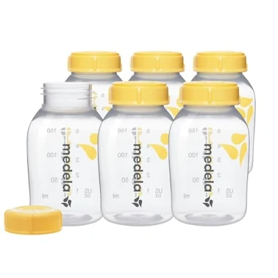 Image de Medela Breast Milk Collection and Storage Bottles, 5 Ounce 6 ct by
