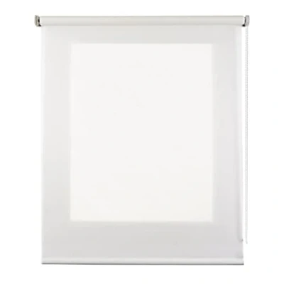 Image de Store Enrouleur translucide Deco, décoratif Deco à l&#039;aspect Textile, Transparent Moderne, pour Les fenêtres et Portes, jusqu&#039;à 200 cm de Large! Blanc, 80 x 180