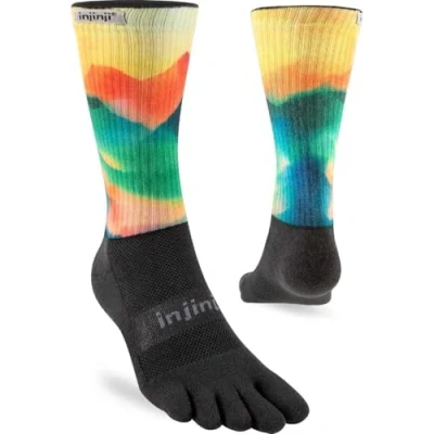 Image de Injinji Trail MiDWEIGHT Crew Spectrum HALLOWEEN BOO M, multicolore, M