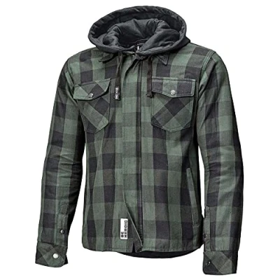 Image de Held Lumberjack II Veste textile de moto Noir/Vert S