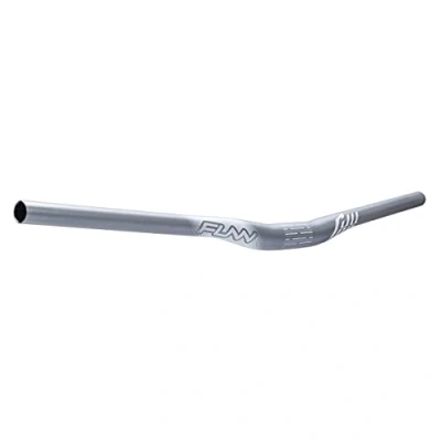 Image de Funn Full on Cintre VTT avec Serrage de 31,8 mm et Largeur 785 mm, Un rehaussé en Alliage Robuste léger pour VTT, BMX vélo Route, rehausse 15 (Gris)