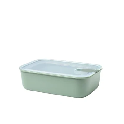 Image de Mepal Boîte de conservation alimentaire EasyClip rangement avec couvercle et fermeture à pression Pour le micro ondes, four vapeur congélateur 1500 ml Nordic sage