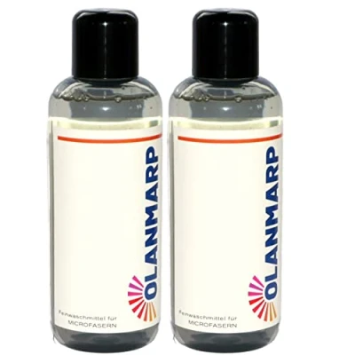 Image de Olanmarp lessive pour textiles délicats concentrée microfibres liquide le lavage à la main + en machine (480 ml, sans filet linge)