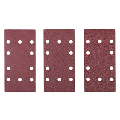 Image de RYOBI Assortiment 10 abrasifs 1/3 feuille auto agrippants pour ponceuses ESS200RS / ESS280RV RSS200 RSS280 TSA10, Marron