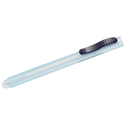 Image de Pentel ZE11T C Stylo porte Gomme rechargeable Corps Translucide Bleu