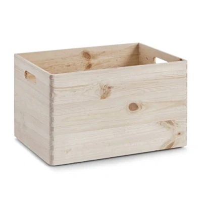 Image de Zeller Present 13513 Boîte Multi Usage en Bois de Conifère 40 x 30 24 cm