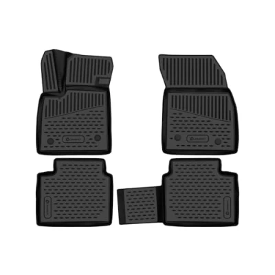 Image de Element Tapis de Sol sur Mesure en Caoutchouc Compatible avec Ford Focus 4 2018 SW, Noir