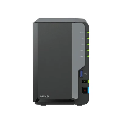 Image de Serveur NAS 2 baies SYNOLOGY DS224+ Go RAM DDR4 Intel Celeron J4125 Gigabit Ethernet RAID 0
