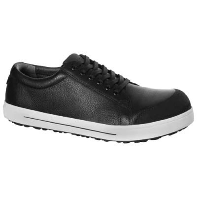 Image de BIRKENSTOCK Chaussures à lacets de sécurité classe protection S3 avec embout en acier antistatique Matériau extérieur cuir Modèle QS 500 1011230, Noir, 39 EU