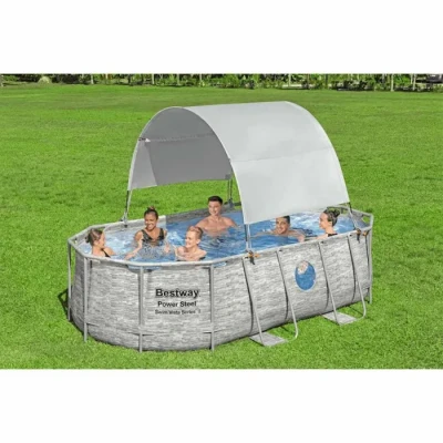 Image de Bestway Flowclear Auvent pour Piscine 2,10 m X 3,40